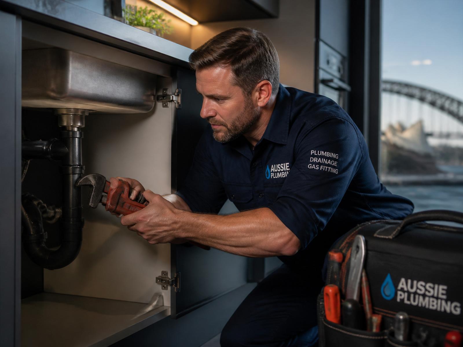 Plumbtec plumber fixing pipes in Sydney